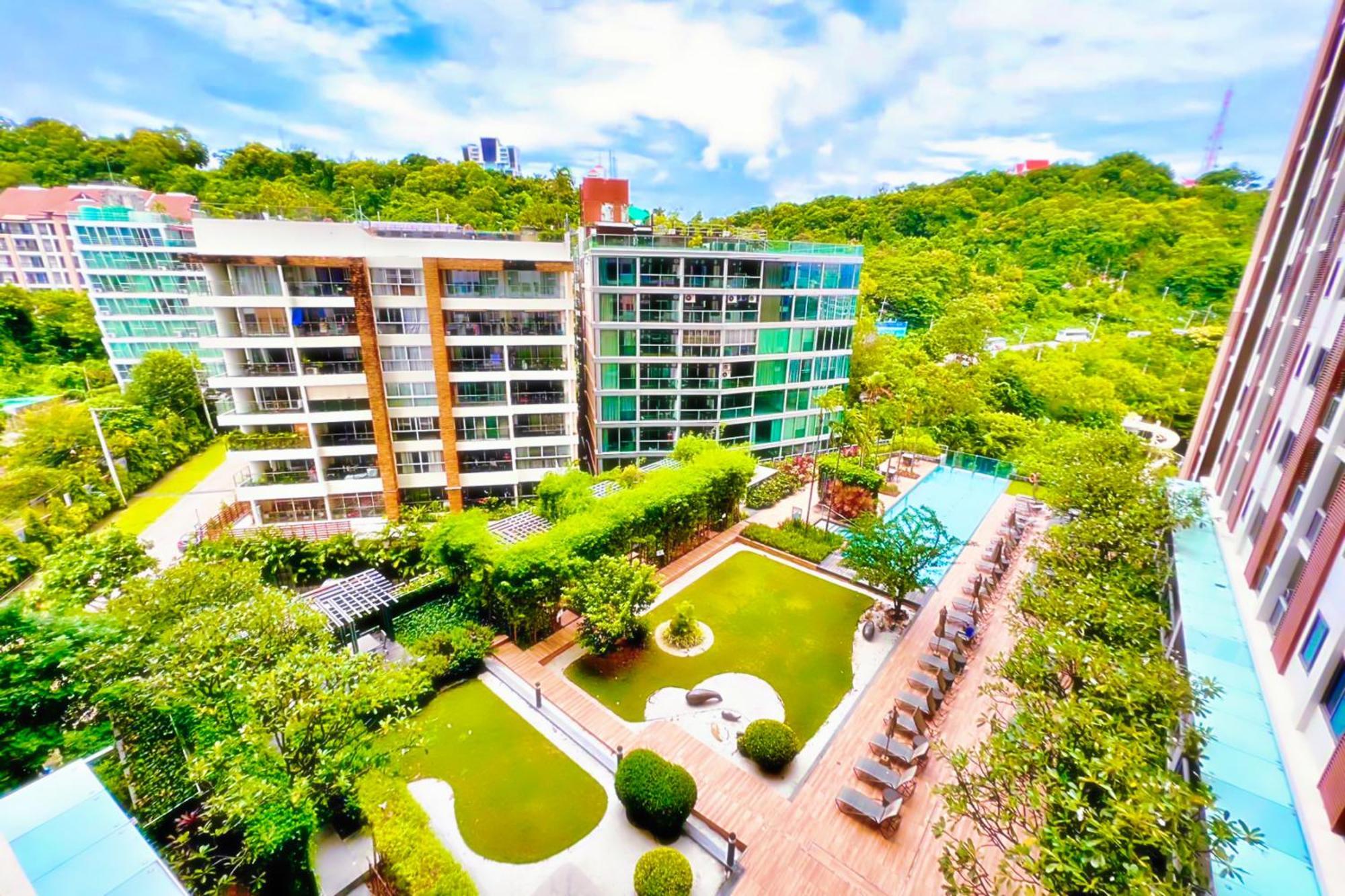 Walking Street Unixx Condo Beautiful Sea View Pattaya Exterior photo